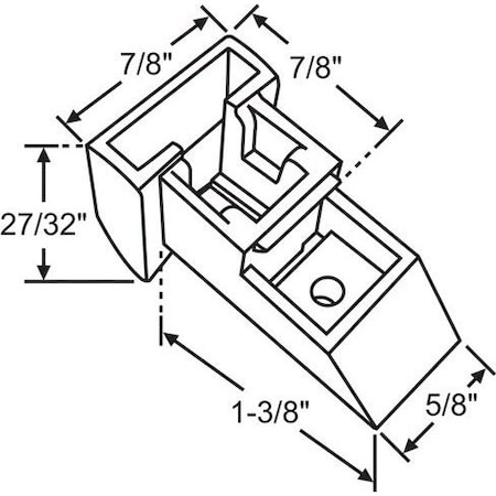 Strybuc Balance Top Sash Guide 60-935B